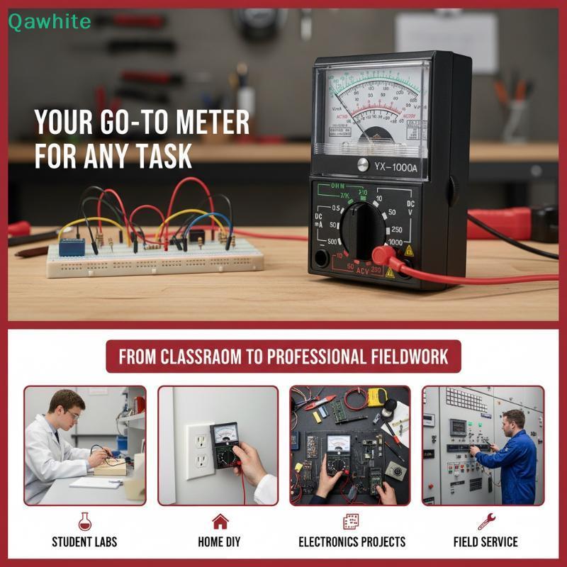 Qawhite YX-360TRD Ponteiro Multímetro Tudo-Em-Um Voltímetro Amperímetro Instrumentos De Medição Elétrica BR