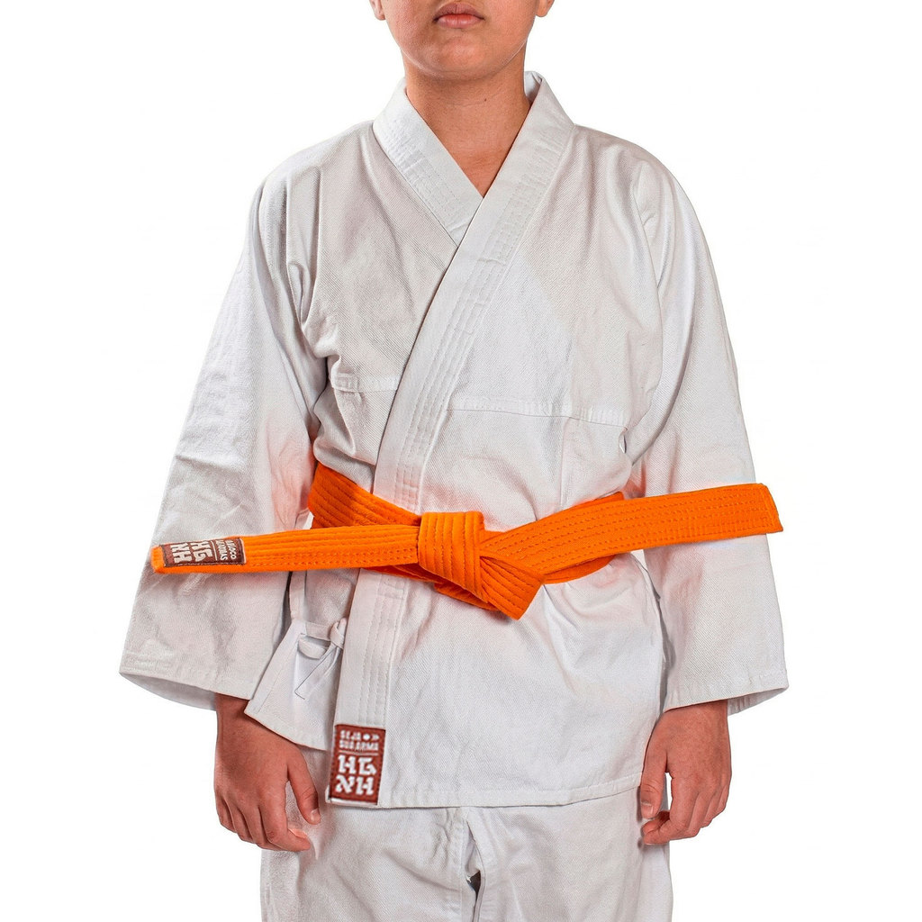 Kimono Infantil Karatê Haganah Reforçado Branco Treino Competição Oficial