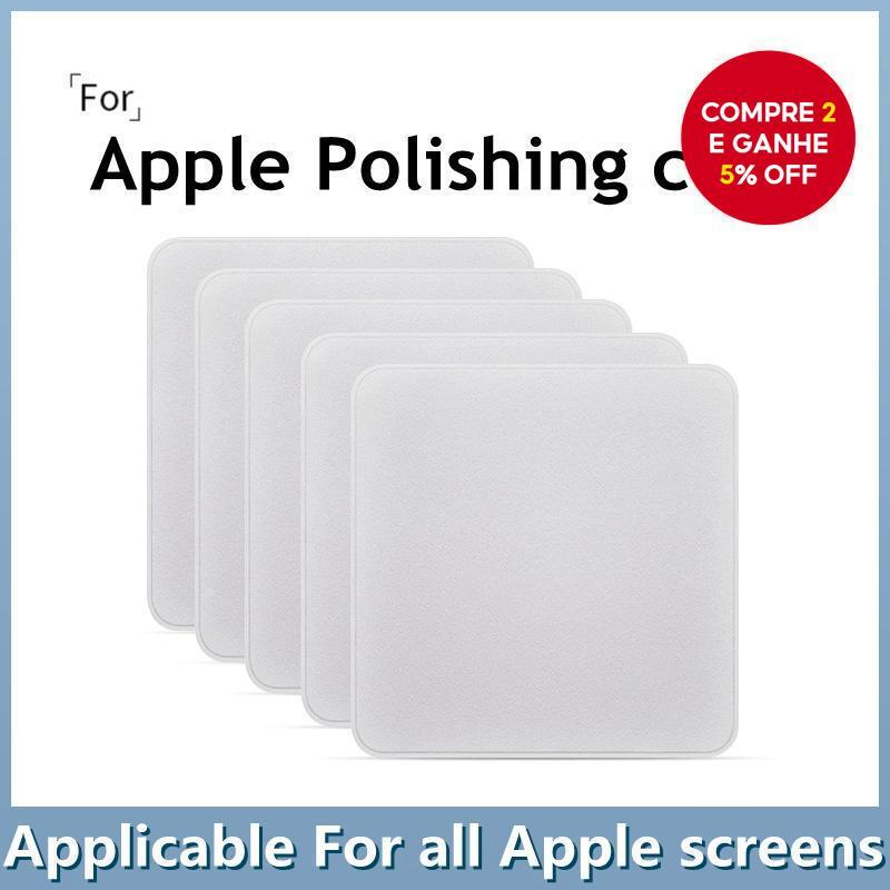 3 Peças Alta Qualidade Pano de Polimento Dupla Face Tecido de Microfibra Especial para iPhone, Lentes de Câmera,