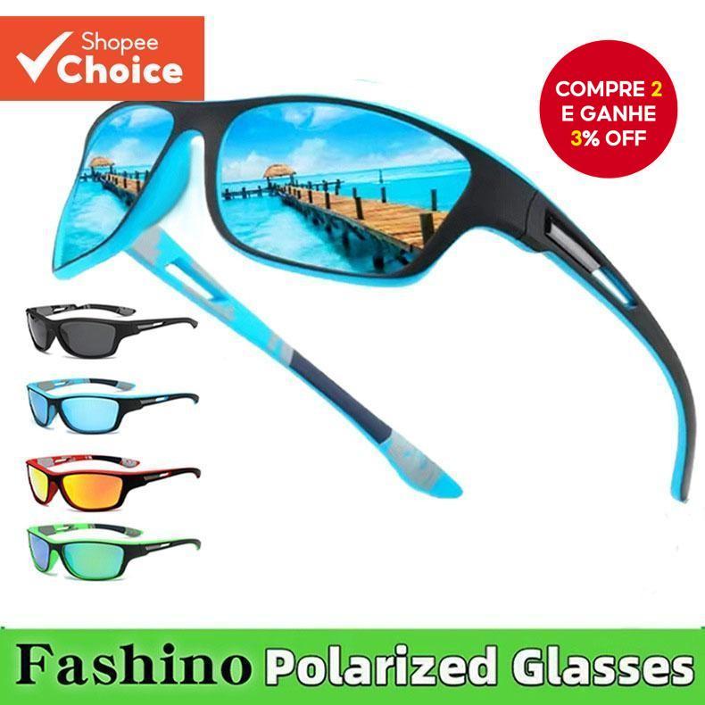 Óculos De Sol Esportivos Unissex Da Moda – Lentes De Filme Colorido Polarizados À Prova De Vento Para Ciclismo/Caminhada