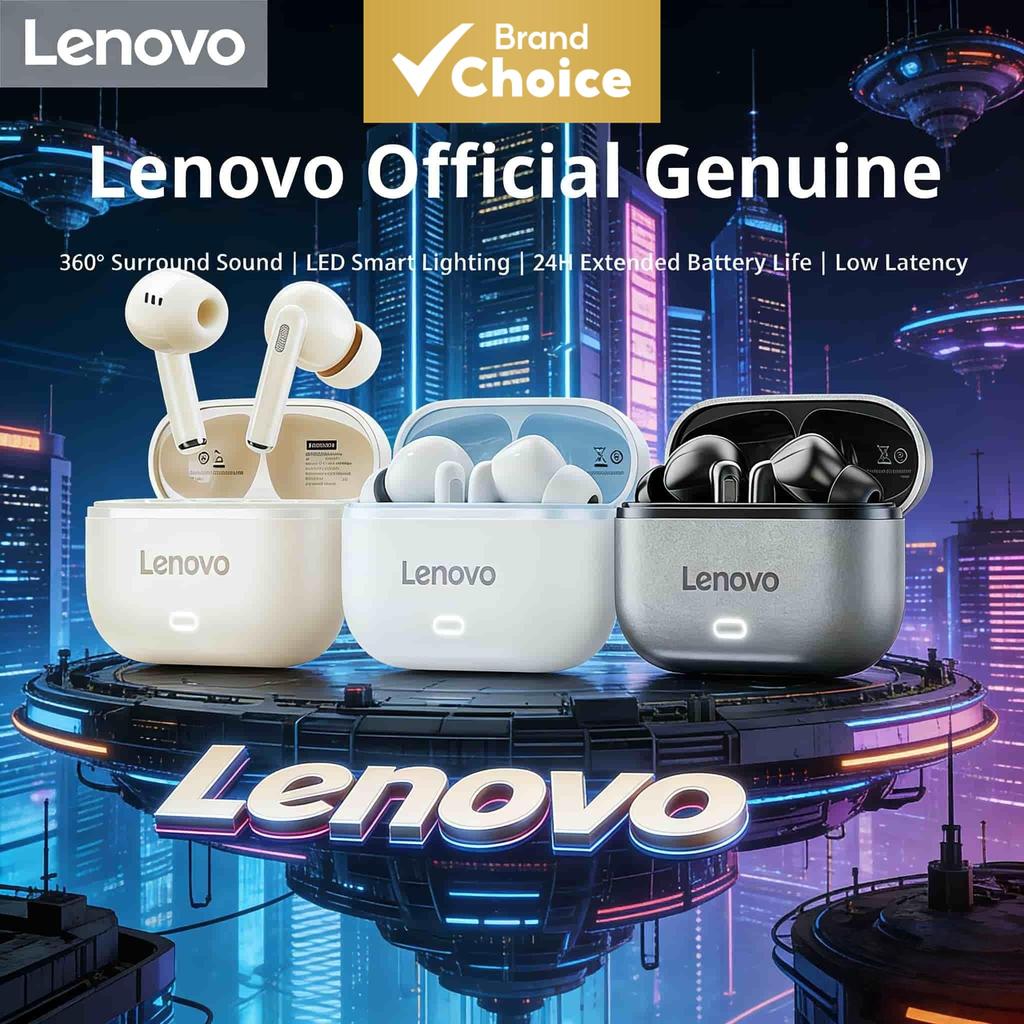 Fones de ouvido Lenovo EA269 TWS com cancelamento de ruído ativo (ANC), Bluetooth 5.4, baixa latência, graves Hi-Fi,