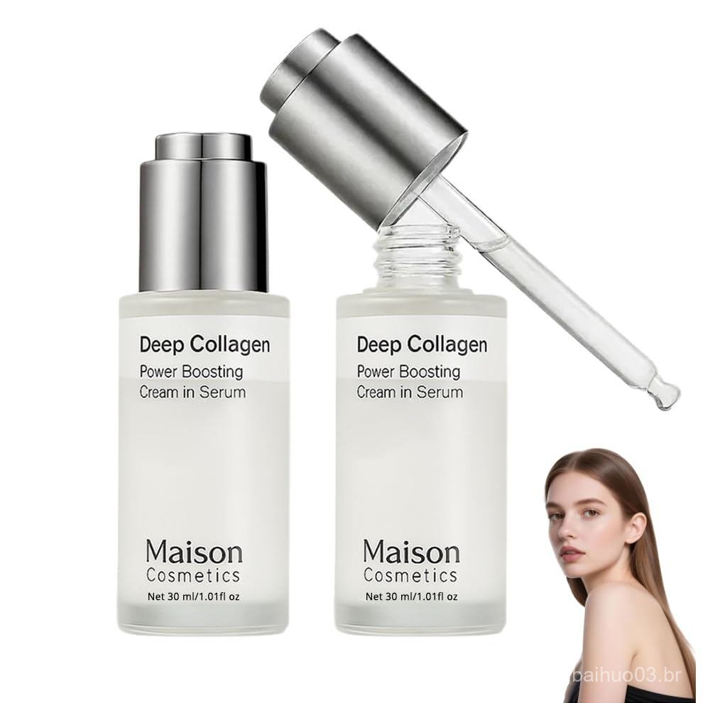 Sérum de Colágeno Profundo Maison Coreia 2026 Volufine |     Sérum de colágeno coreano, adequado para pele madura, conté