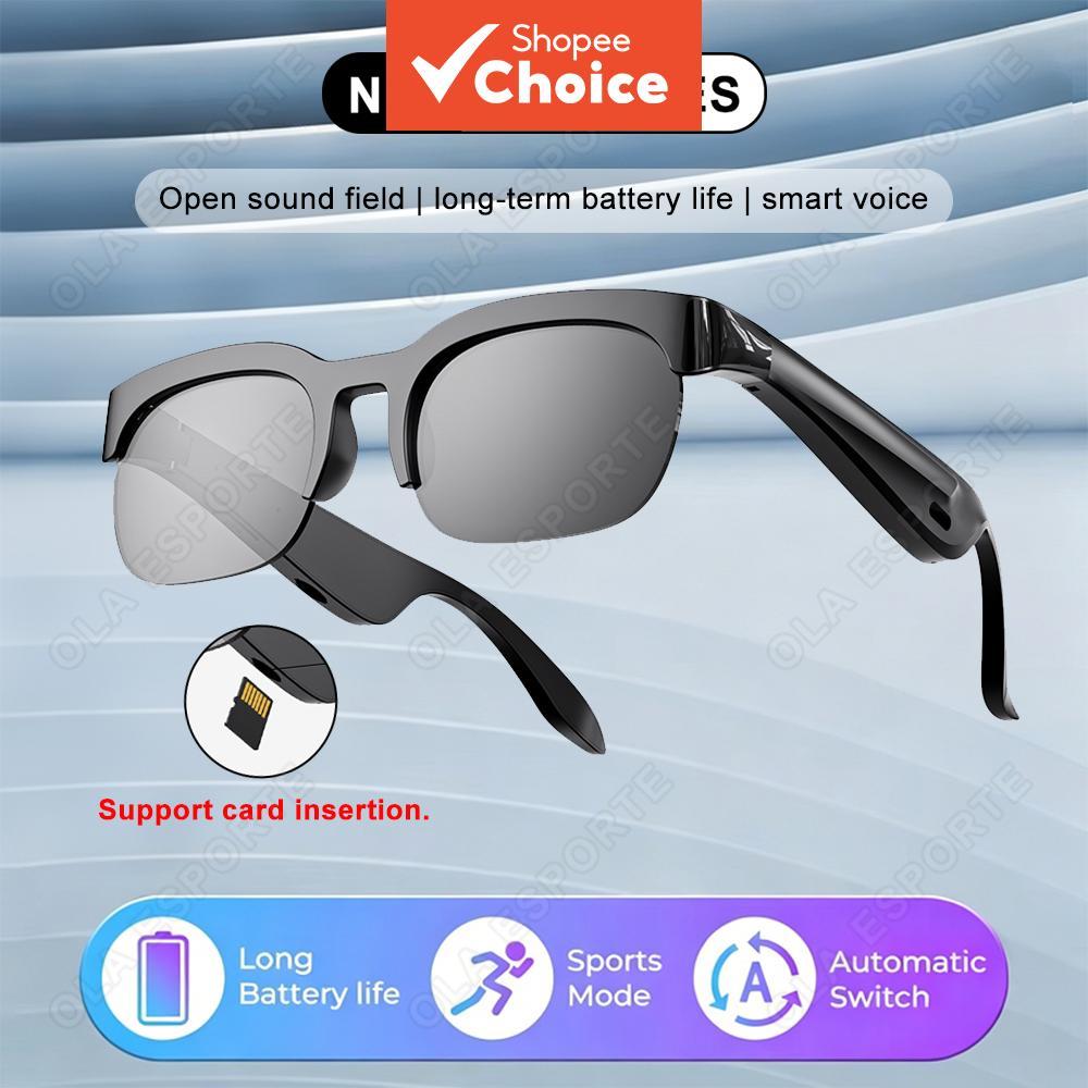 Óculos Inteligentes FashionPlugable Cartão Tipo Bluetooth Chamada de Voz Áudio de Alta Definição Fone de Ouvido