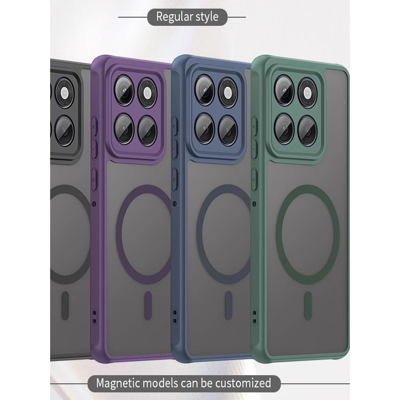 Capa de telefone magnética adequada para Motorola edge 60pro Frosted Shield Skin