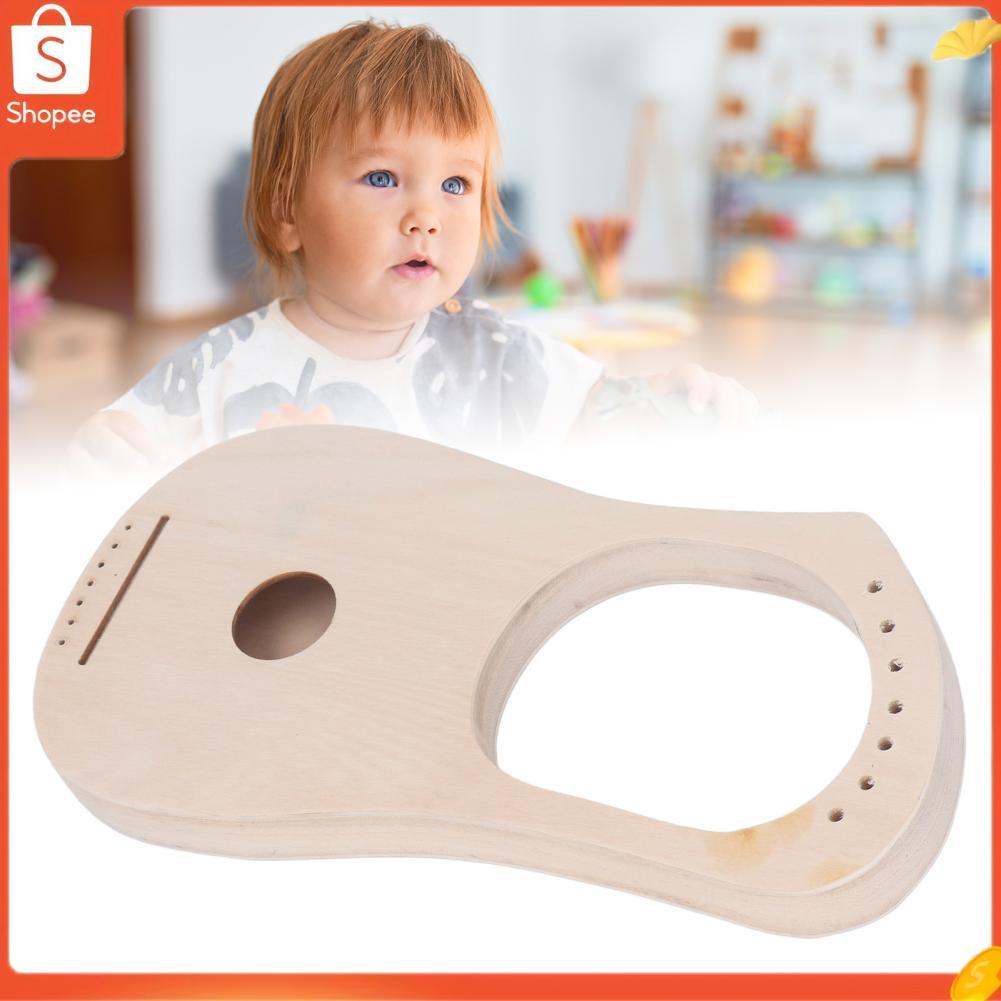 Hap Mingzhe Kit DIY Sete Cordas Lira Harpa Basswood Instrumento Chave de Afinação Sela Pinos de Ponte para Amantes de