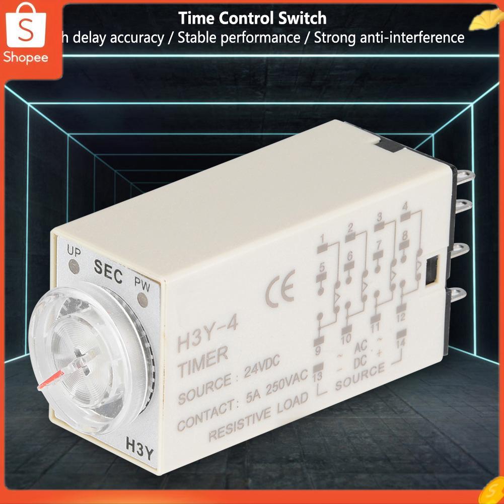 ERYUE H3Y-4 Premium 14 pinos relé de tempo ponteiro controle interruptor temporizador de atraso para mecatrônica
