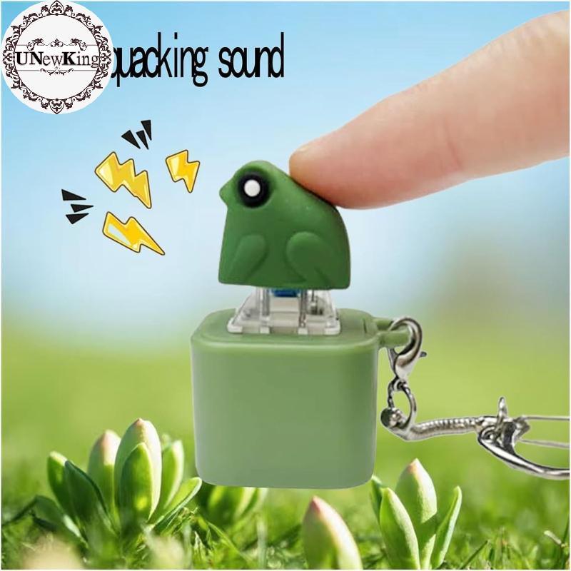 UNewKing Sapo Croking Brinquedo Fidget Chaveiro Com Luzes Coloridas Alívio Do Estresse Ansiedade Sensorial Diversão Anim