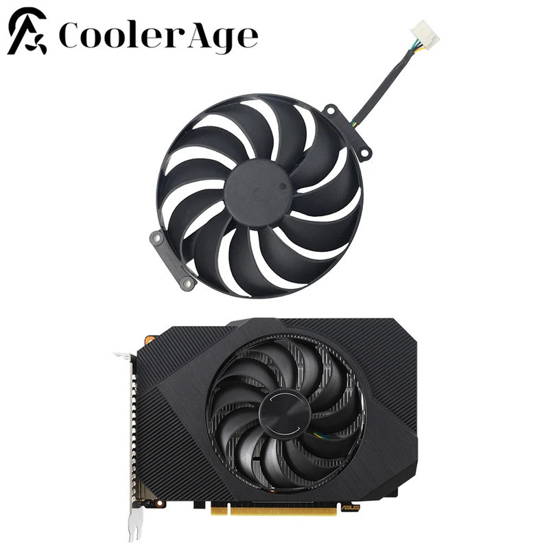 Ventilador De Placa De Vídeo Para ASUS PHOENIX GTX 1650 1630 GDDR6 4GB Resfriamento Gráfica