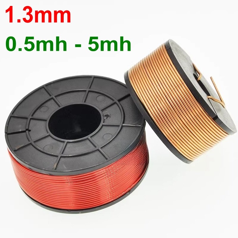 1.3mm 0.5mh-5mh Divisor De Frequência Oco Bobina Indutora Esqueleto circular Acessórios De Alto-Falante De Cobre Sem Oxi