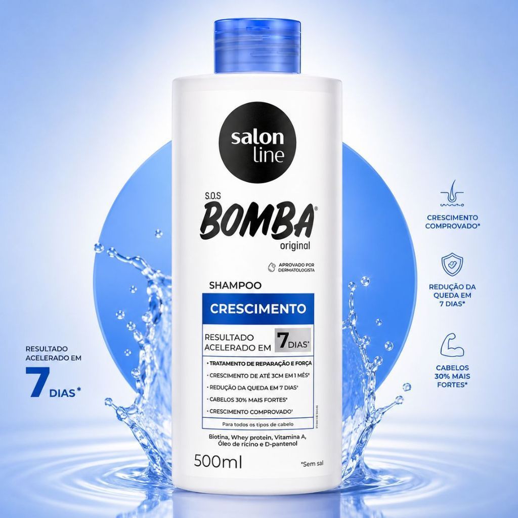 Shampoo Salon Line SOS Bomba Original 500ml