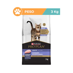 Ração Pro Plan Frango Gatos Adultos 3kg Purina