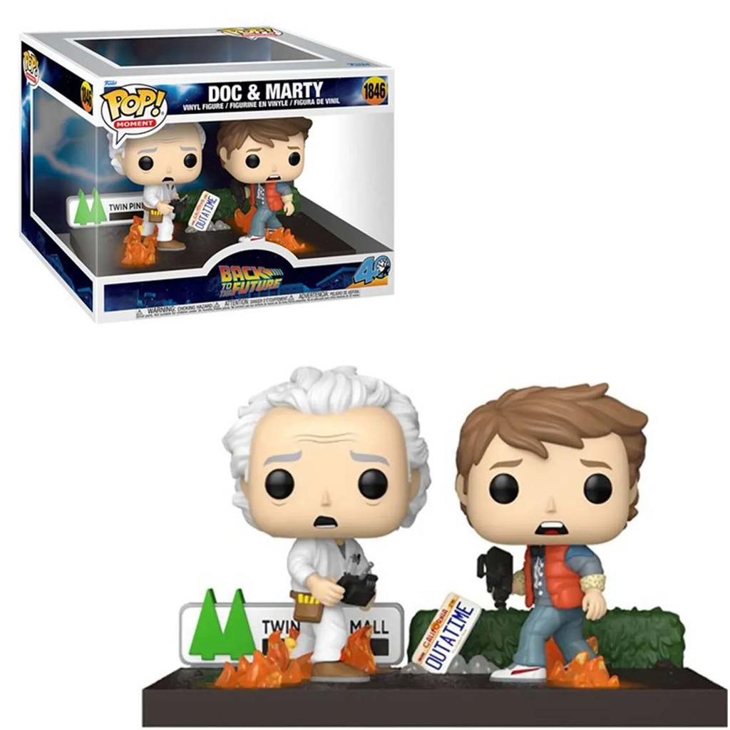 POP FUNKO 1846 Back to the Future - Doc & Marty Figure