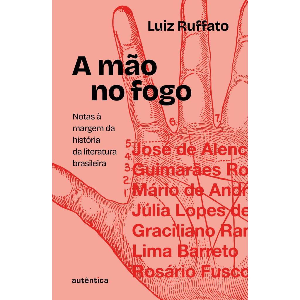 Livro A mão no fogo - Capa Comum
