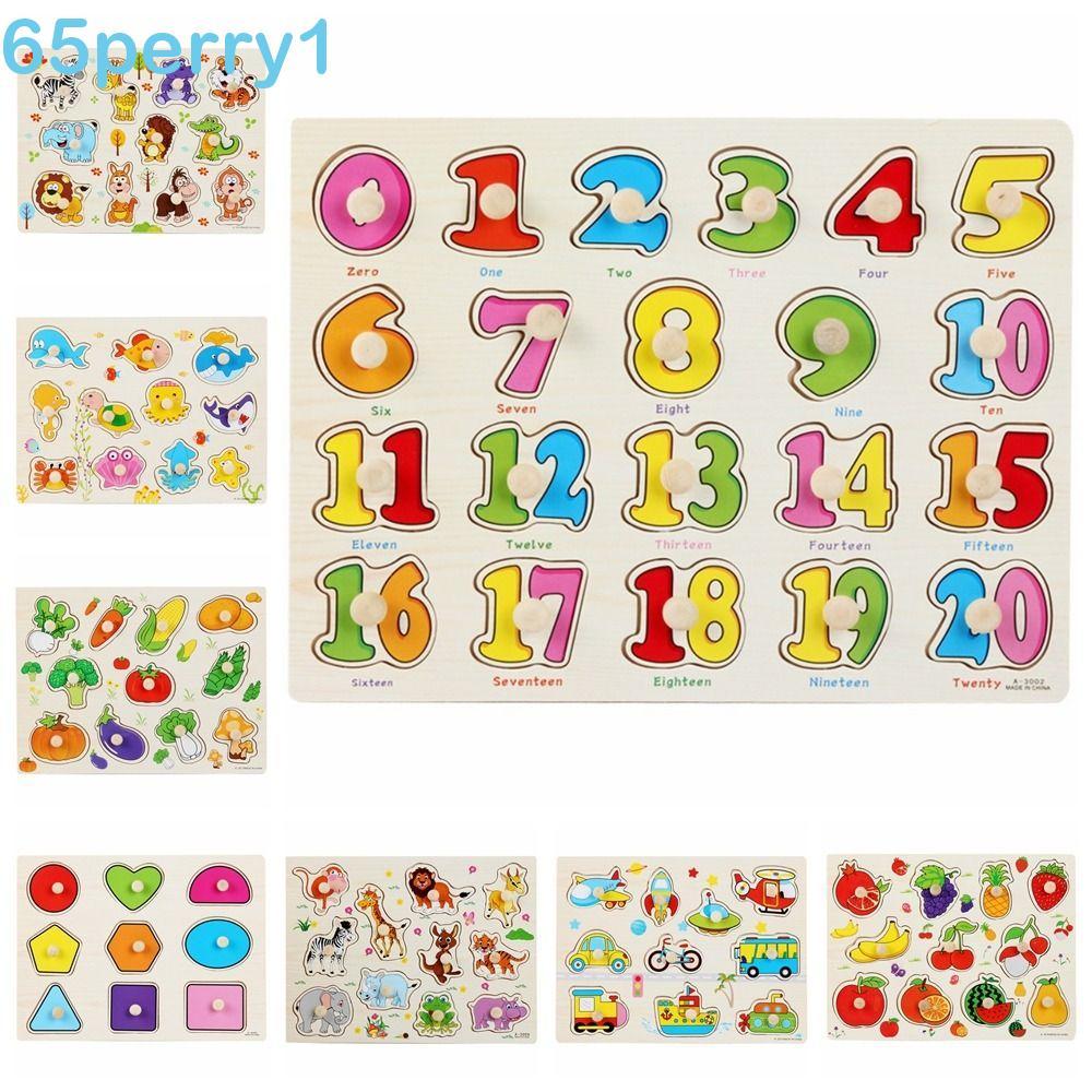 PERRY1 Puzzle Hand Grab Board , Brinquedos Educativos Infantis De Quebra-Cabeça 3D , Jogo Cognitivo Multifuncional