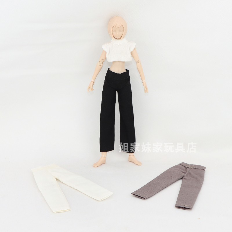 1/12 roupas de soldado roupas de bebê 12 pontos OB BJD20 cm máquina menina meia encapsulado borracha corpo feminino Casu