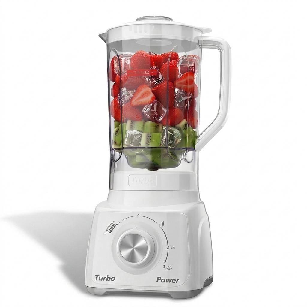 Liquidificador Mondial Turbo Power 550W L-99 FB Copo 2.2L Com Filtro Inox Processador De Vitaminas
