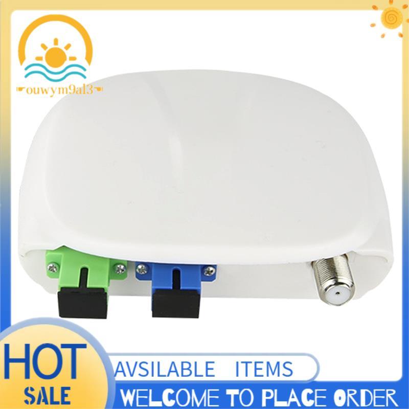 EU Plug Nó Ativo Com Porta Fibra Óptica PON Rede FTTH Mini Receptor WDM CATV SC UPC Óptico SCAPC-SCUPC