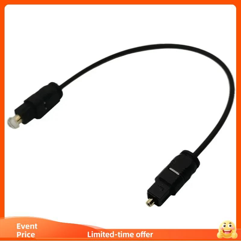 Cabo Óptico Superfino De 0.2 M , De Fibra Óptica De Áudio Digital Toslink SPDIF , PVC Para DVD VCR CD Player