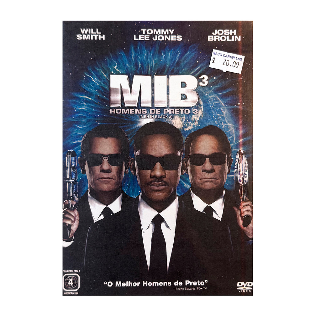 Dvd U - Mib Homens De Preto 3