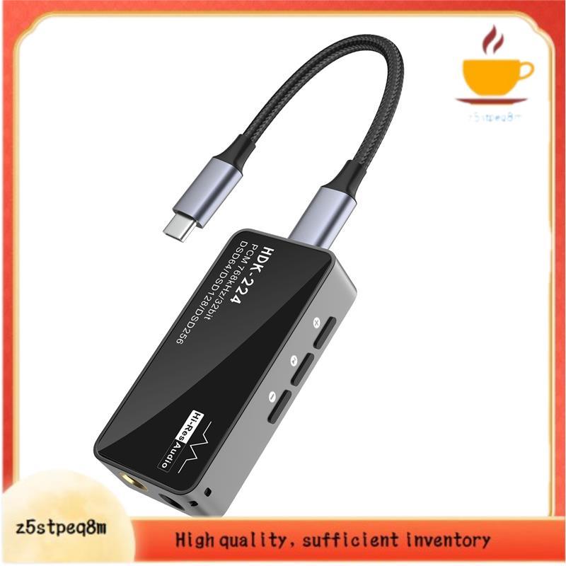 Amplificador Tipo C Portátil De Tamanho Dongle HDK-224 (Decodificador De Áudio Digital HiFi) , Sem Perdas
