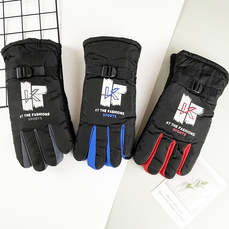 Luvas de inverno para motociclistas, impermeáveis, antiderrapantes, quentes, unissex.