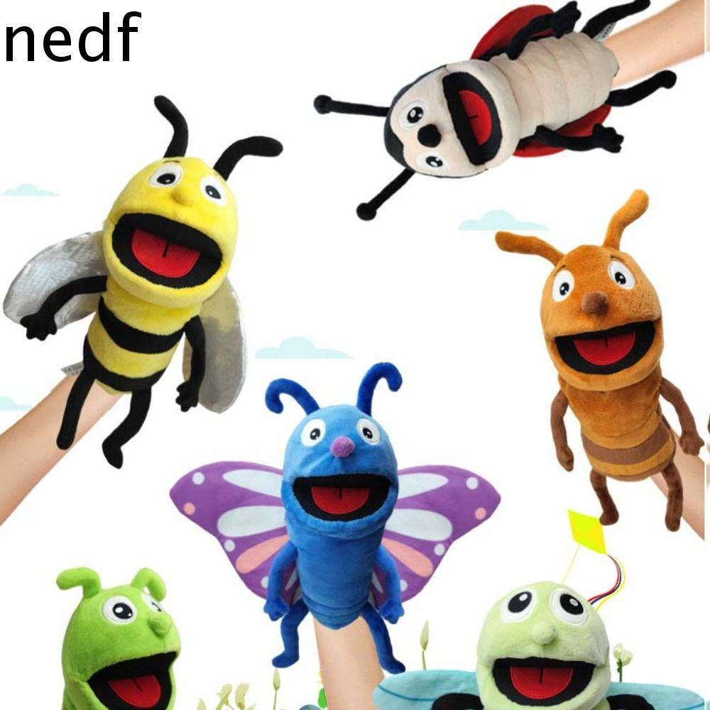 NEDFS Fantoche De Mão De Inseto Animal , Abelhas De Pelúcia Brinquedos Sensoriais Libélulas ,