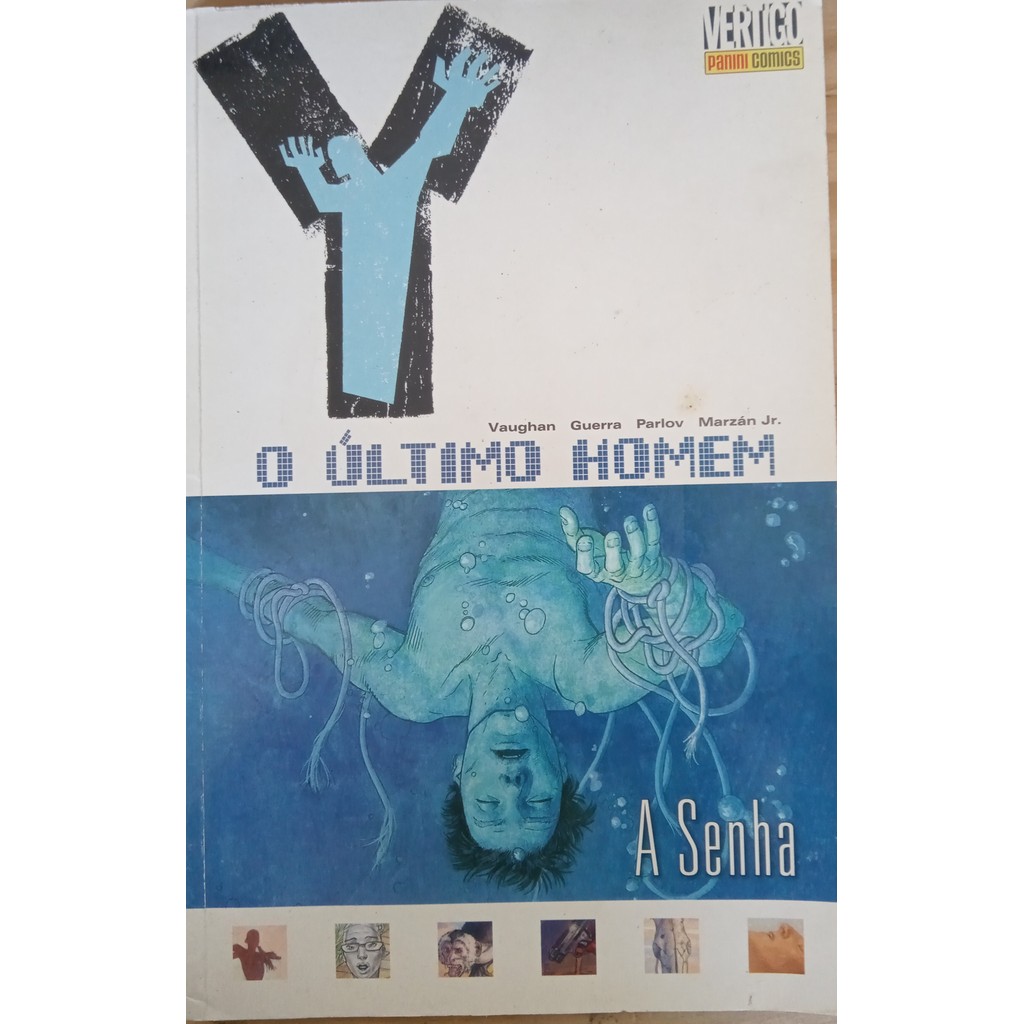 LIVRO, HQ, O ÚLTIMO HOMEM, A SENHA, VAUGHAN GUERRA PARLOV MARZAN JR