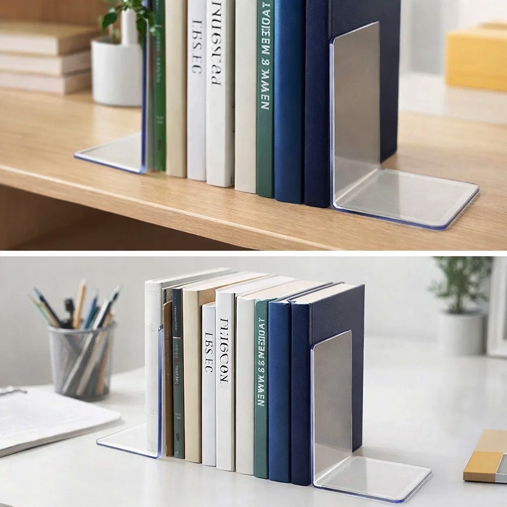 Suporte Porta Livro Organizador Estante Kit 2 Unidades Escritório