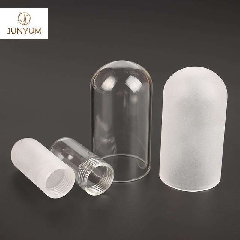 YUKE Tubular G9 Capa De Vidro Rosqueado Ne Abajur Peças Reposição Resistente Tubo Protetor Geada Para G9 Lâmpada BR