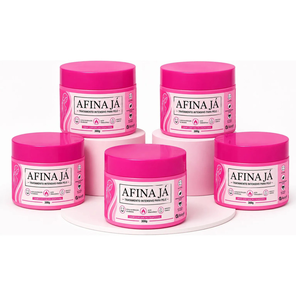 Afiná Já Creme Corporal 300g Redutor De Medidas mesmo efeito que o ADEUS creme rosa