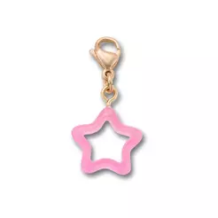 Jibbitz™ Pingente Estrela Rosa Retrô Único