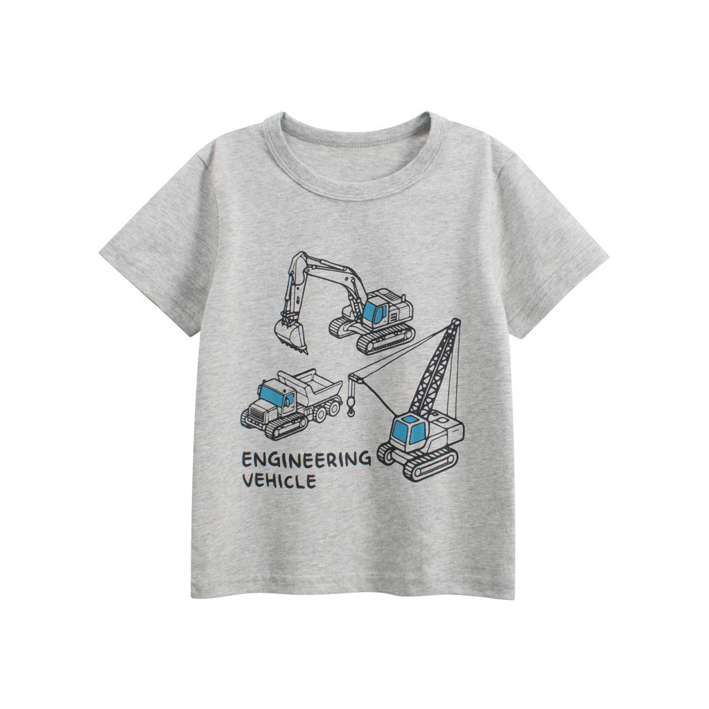27 crianças marca puro algodão crianças camiseta de manga curta verão roupas infantis médio pequeno crianças dos desenho