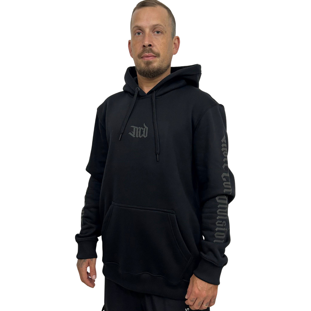 Moletom Mcd Canguru Caligraffiti Fechado Original Masculino
