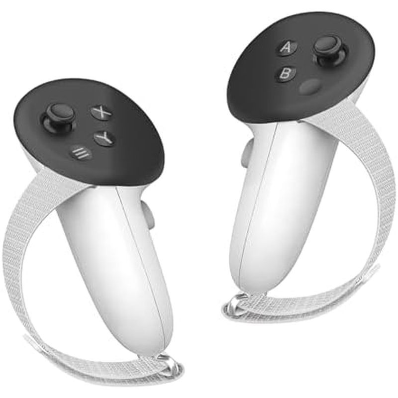 Controlador Knuckle Quest Ajustável Com Acessórios De Antiderrapantes Compatíveis 3S Para Alças Meta 3 Correias vr 3S/3