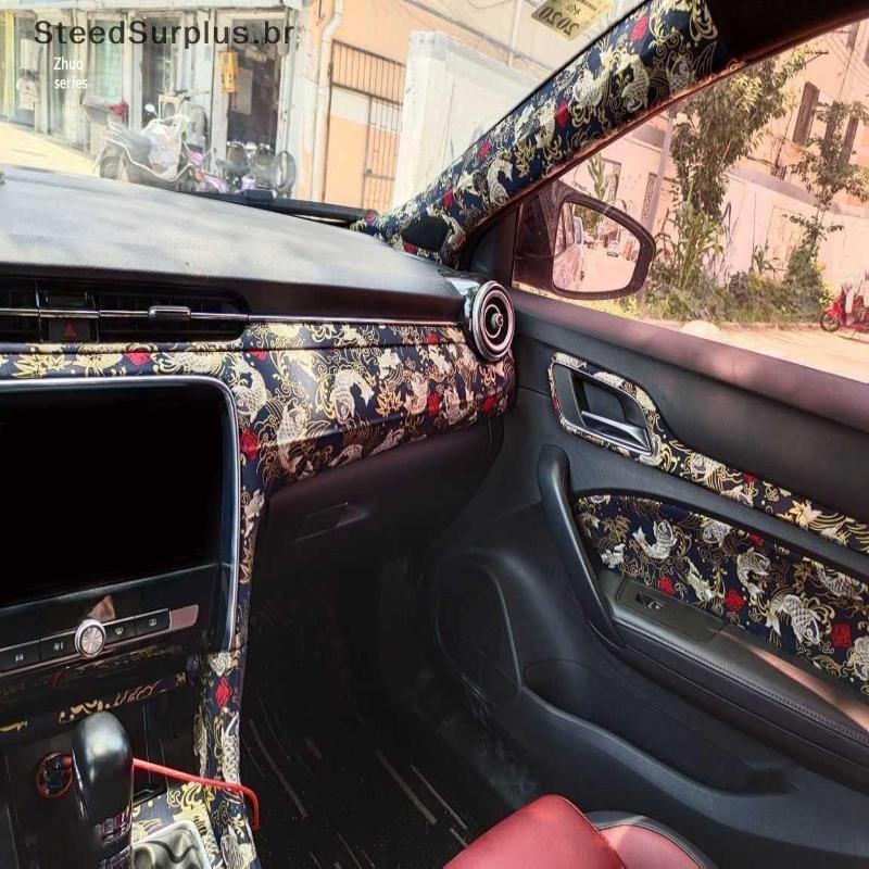 SS Bla Koi Fish Car Stier 1 Unidade Autoadesiva Para Painel Interno E Decoração De Porta BR