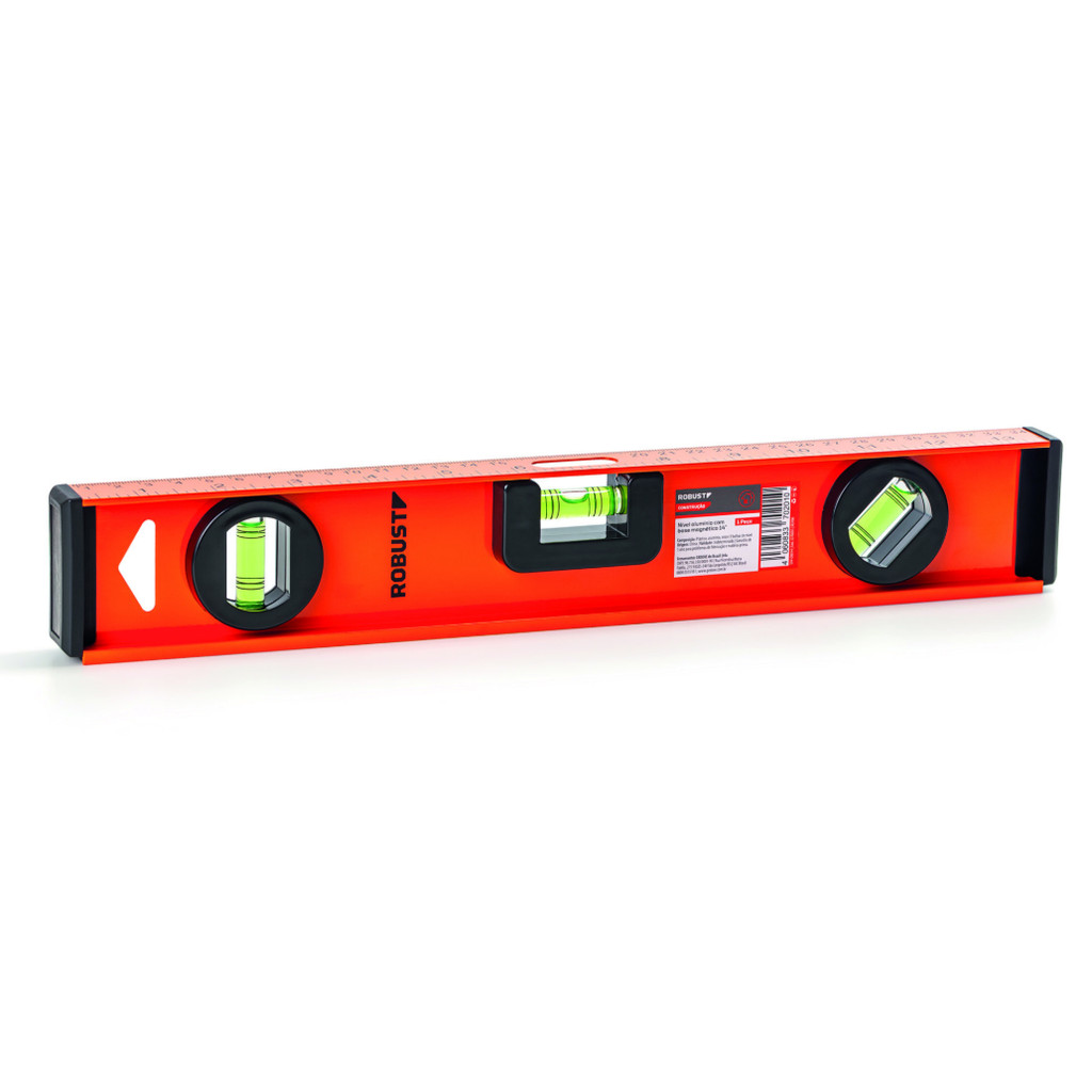 NIVEL 3 BOLHAS ALUMINIO COM BASE MAGNETICA 12 in GEDORE ROBUST S94100012