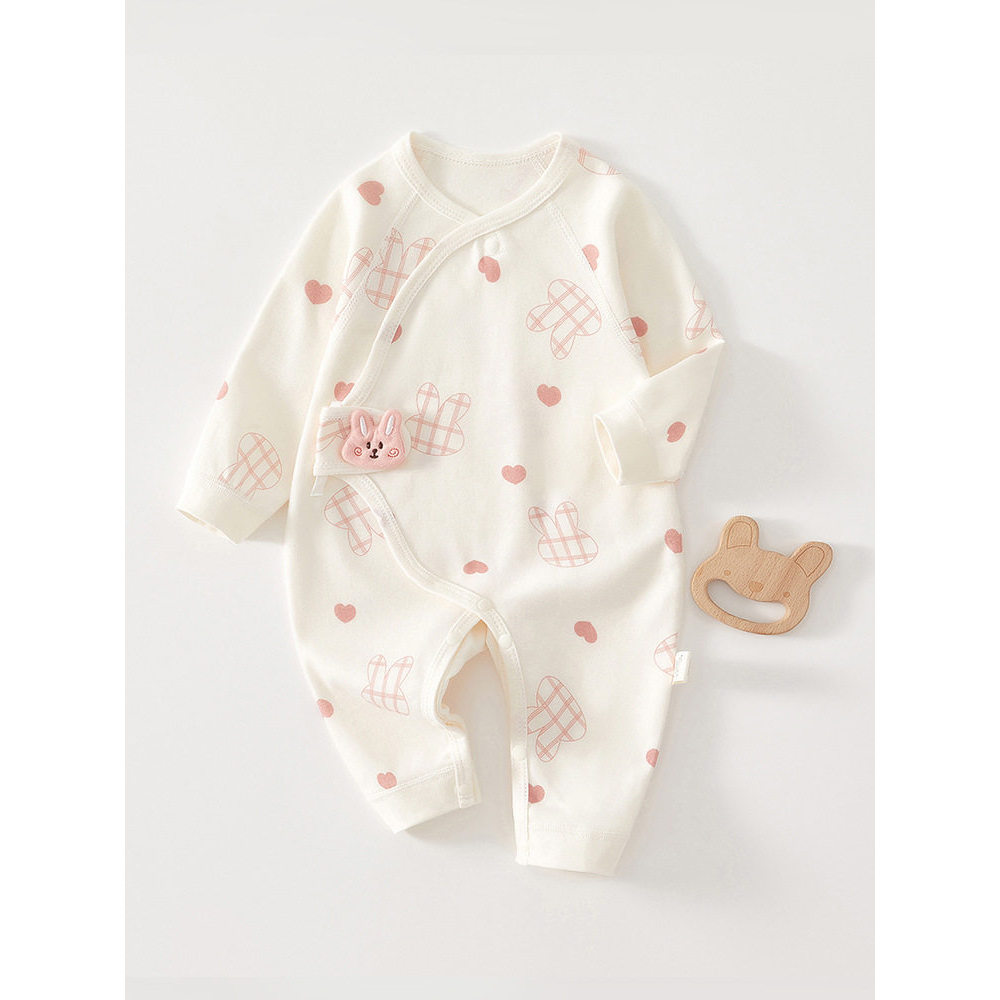 Roupas de bebê recém-nascido algodão desossado primavera outono bebê recém-nascido monge roupas de fundo macacão roupas 