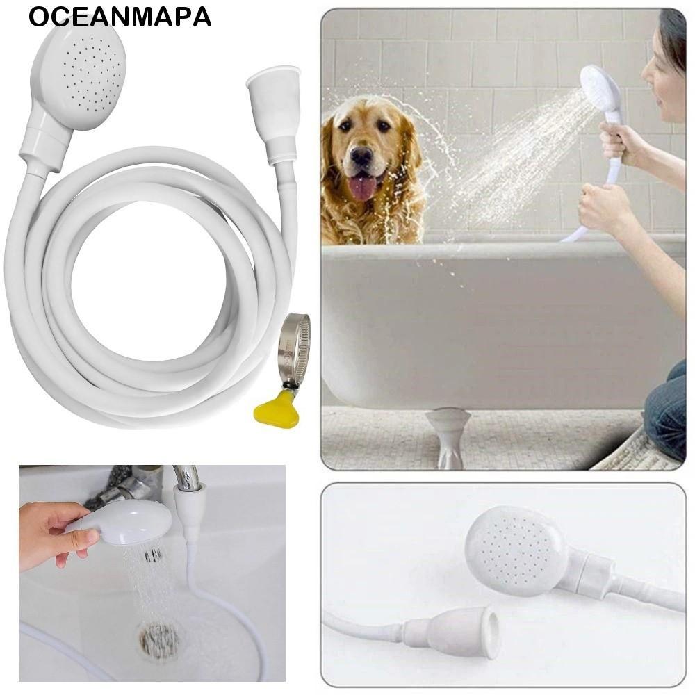 Pulverizador De Torneira Para Animais De Estimação OCEANMAPA , Spray Flexível Lavagem De Com Mangueira De Borracha , Plá