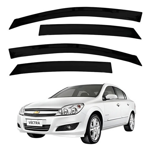 Calha Chuva Fumê Vectra Sedan 2006 A 2011 4 Portas