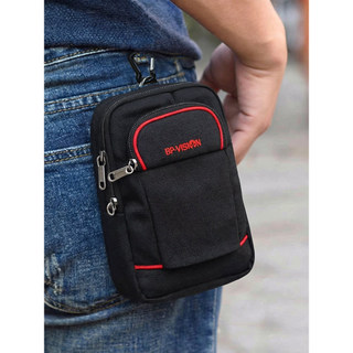 Bolsa de cintura para celular masculina, bolsa mensageiro multifuncional para esportes ao ar livre, Mini bolsa pequena p