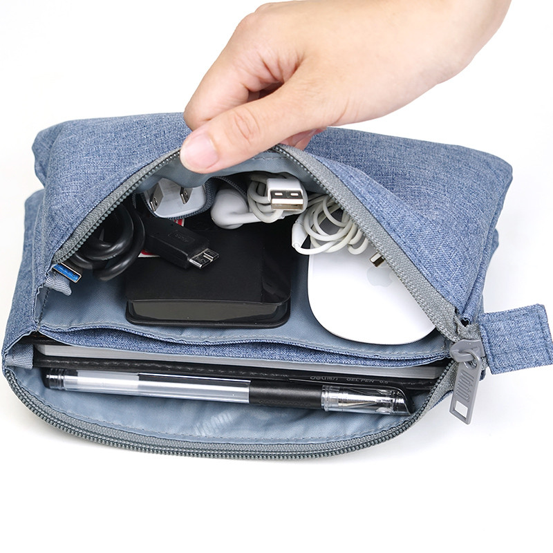 Bolsa Digital portátil para jovens literárias, bolsa de armazenamento eletrônico, carregador de disco rígido portátil, b