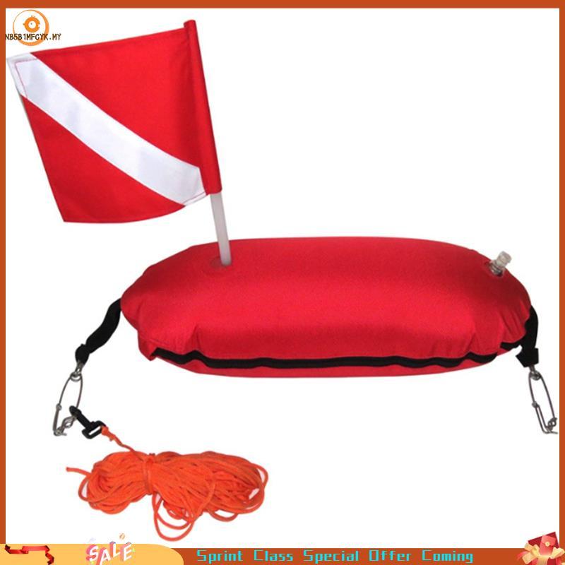 [Best-seller] Bóia De Pesca Submarina Inflável Sinal De Mergulho Flutuante Bandeira