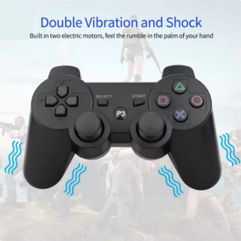 Controle Wireless Play Station 3 Joystick DoubleShock Sem Fio Play 3 PIII