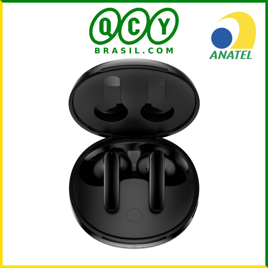 Fone de ouvido QCY T13 ANC2, Sem Fio Bluetooth 5.3, até 30H de Reprodução, Modo