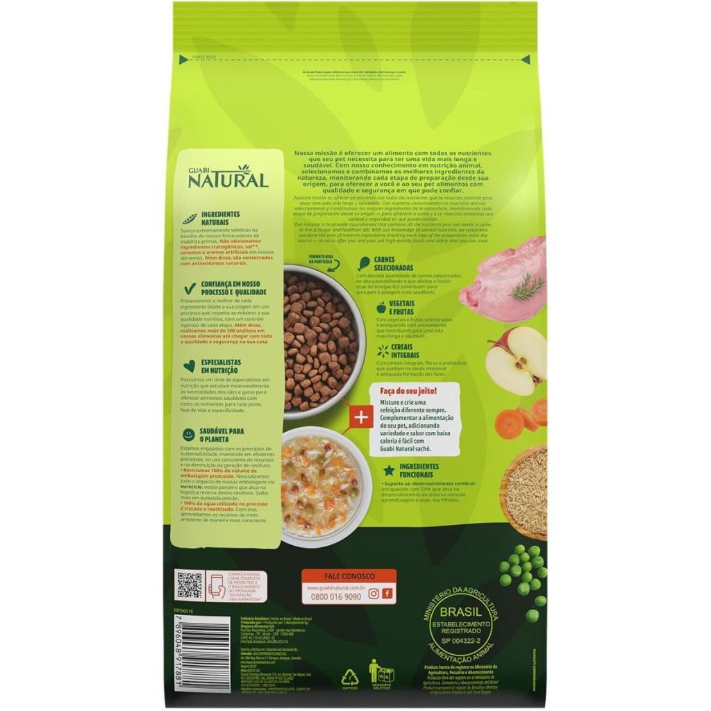 Ração Seca Guabi Natural Super Premium Frango e Arroz Cães Adultos Raça Grande/Gigante 12 kg — imagem 2 de 2