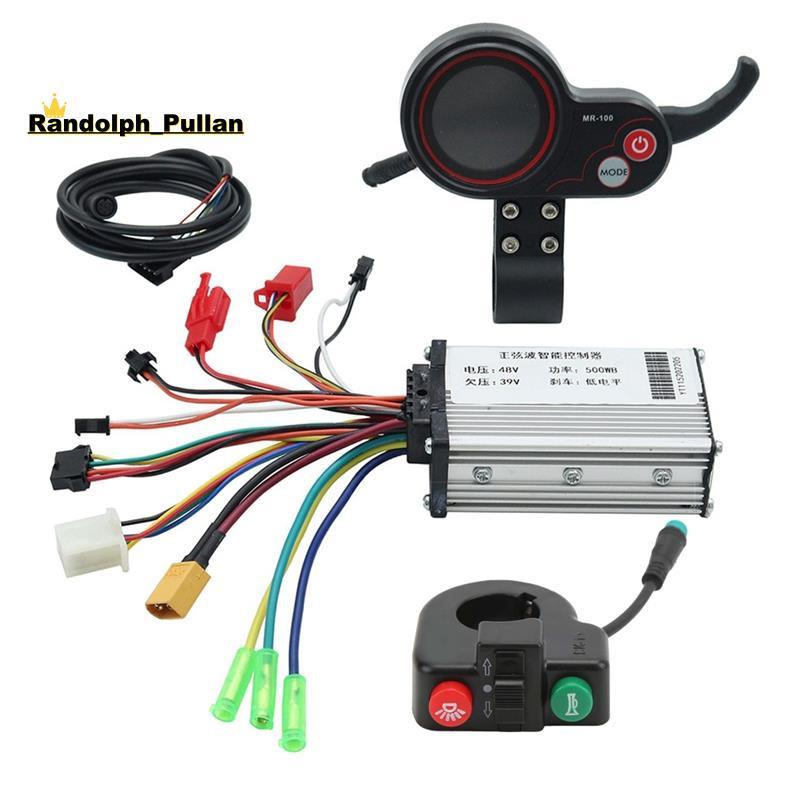 [Concessional H] 48V 500W Controlador MR-100 Display LCD Medidor Painel + Botão Interruptor Para Peças De Reposição De S