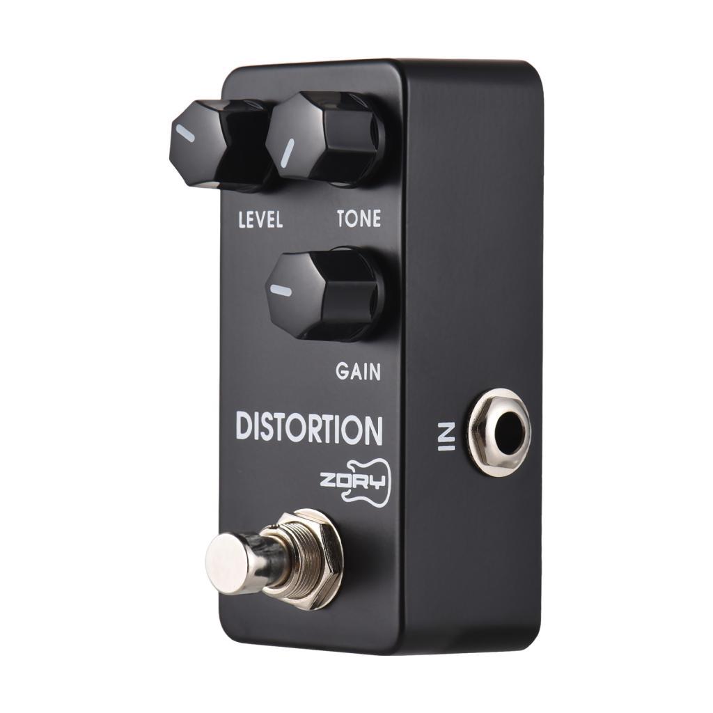 photop-BR FAPAO Pedal de efeitos de distorção de guitarra Nível / tom / GANHO DC 9V 6,35 mm Interface de entrada /