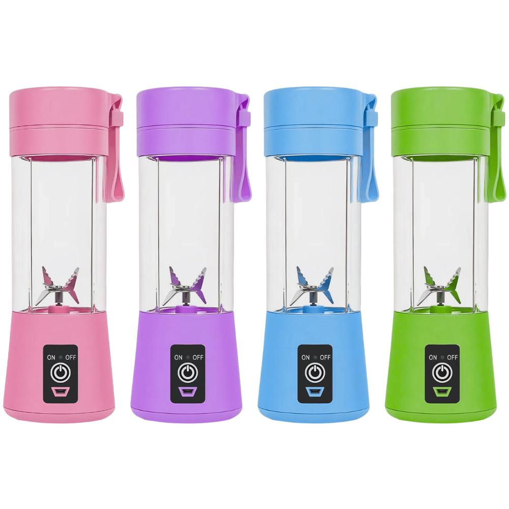 Liquidificador Portátil Recarregável 380ml - Cores Sortidas