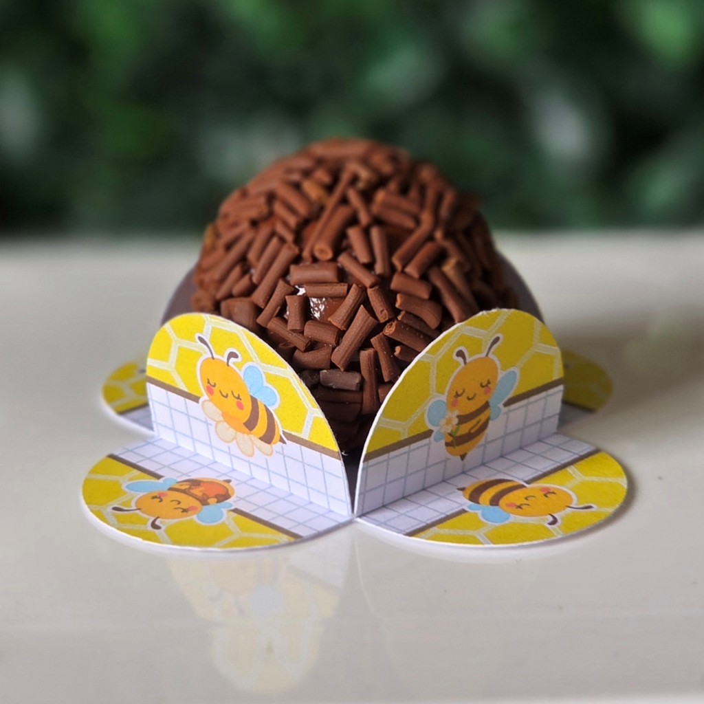 50 Forminhas para doces de 3cm ABELHINHA 2 lembrancinhas personalizadas para aniversario infantil decoração mimos
