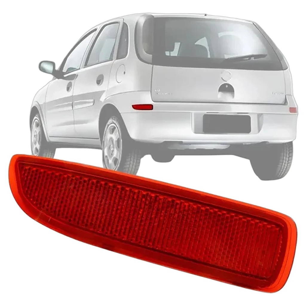 Refletor olho gato Traseiro esquerdo Corsa Hatch 2003 2014